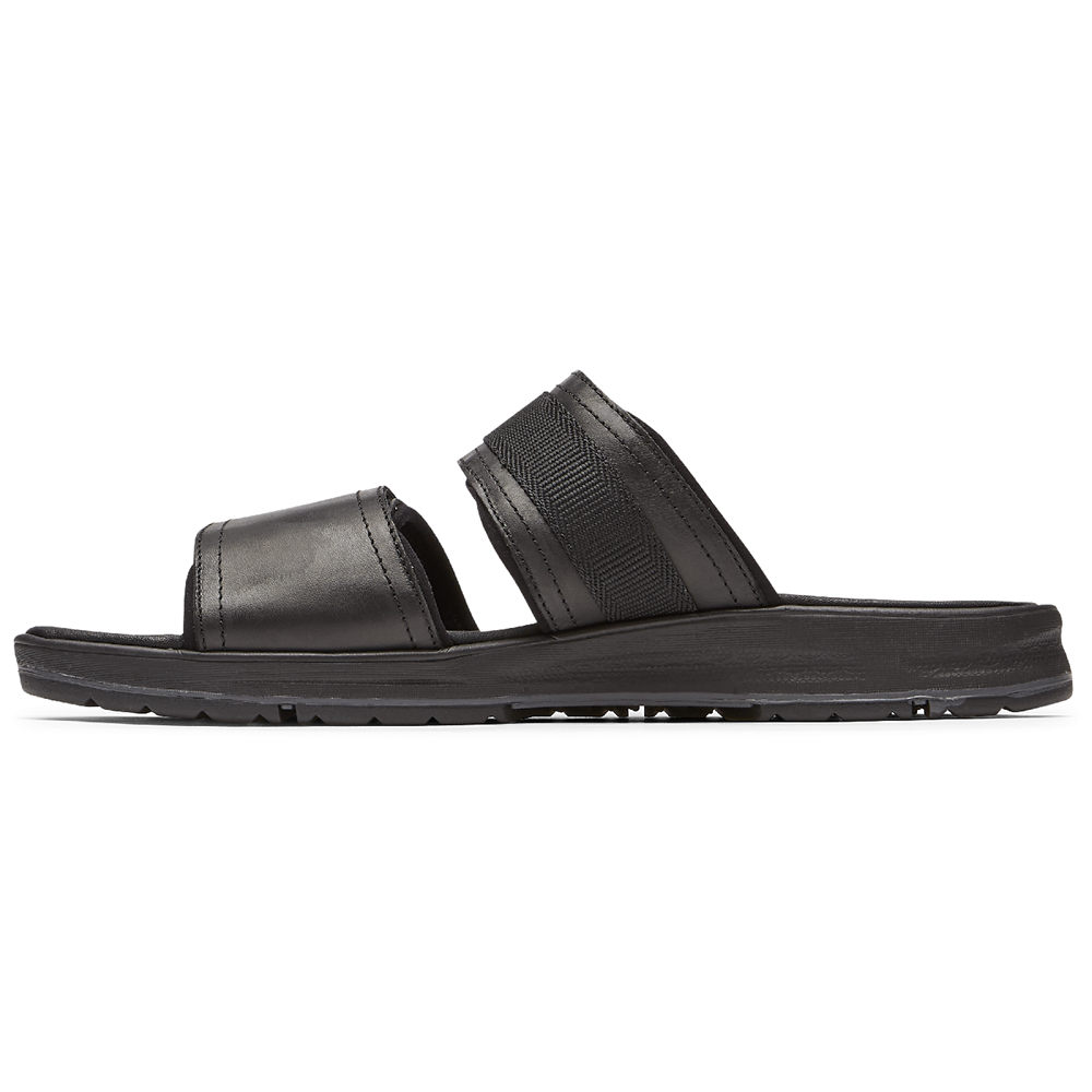 Sandalias Rockport Hombre Mexico - Lucky Bay Dress Negros - KTOZR9670